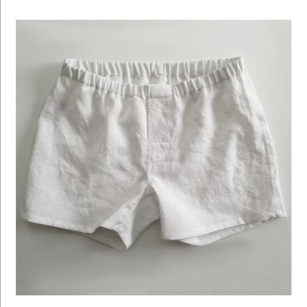 LINOTO 100% LINEN SHORTS